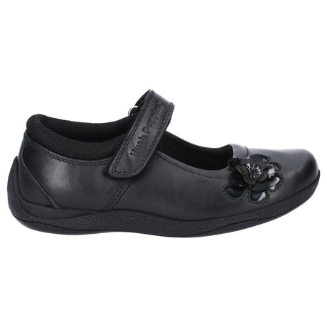 Hush Puppies Junior Girls Jessica Junior School Shoe Black