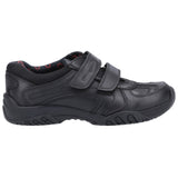 Hush Puppies Junior Boys Jezza 2 Junior School Shoe Black