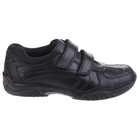Hush Puppies Mens Jezza Senior School Shoe Black