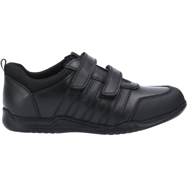 Hush Puppies Junior Boys Josh Junior School Shoe Black