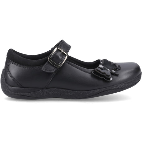 Hush Puppies Junior Girls JULIE BALLERINA JNR Black