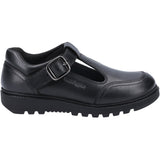 Hush Puppies Girls Kerry Senior School Shoe Black