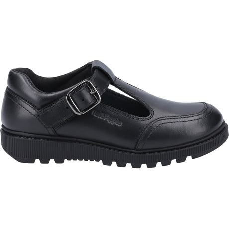 Hush Puppies Girls Kerry Senior School Shoe Black