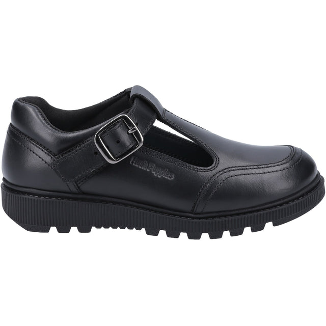Hush Puppies Girls Kerry Senior School Shoe Black