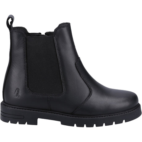 Hush Puppies Girls Laura SNR Chelsea Black