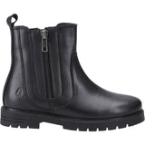 Hush Puppies Junior Girls Liana Zip Boot Jnr Black