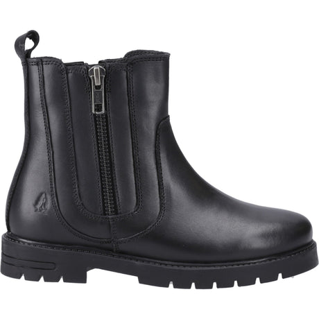 Hush Puppies Junior Girls Liana Zip Boot Jnr Black
