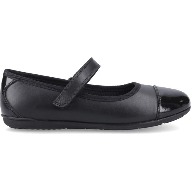Hush Puppies Junior Girls LOTTIE BALLERINA JNR Black