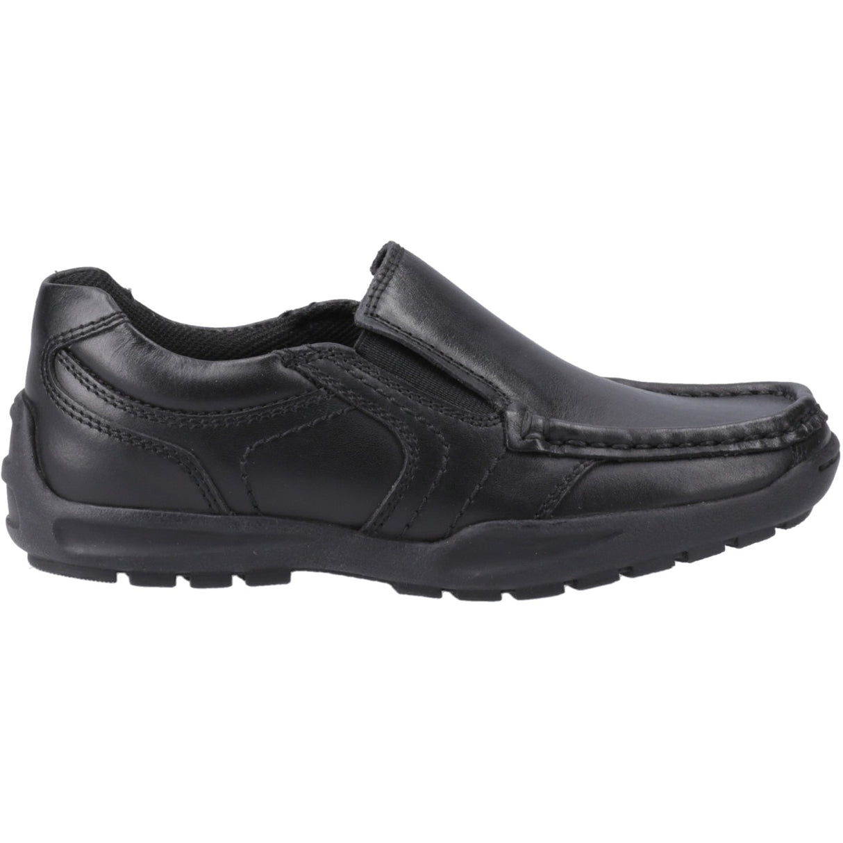Hush Puppies Junior Boys Morgan Slip On Jnr Black