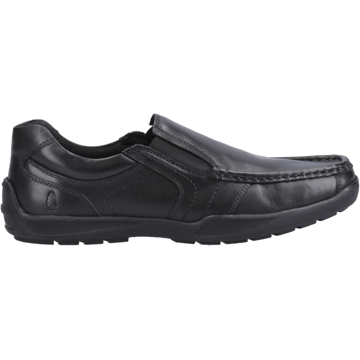 Hush Puppies Boys Morgan Slip On Snr Black