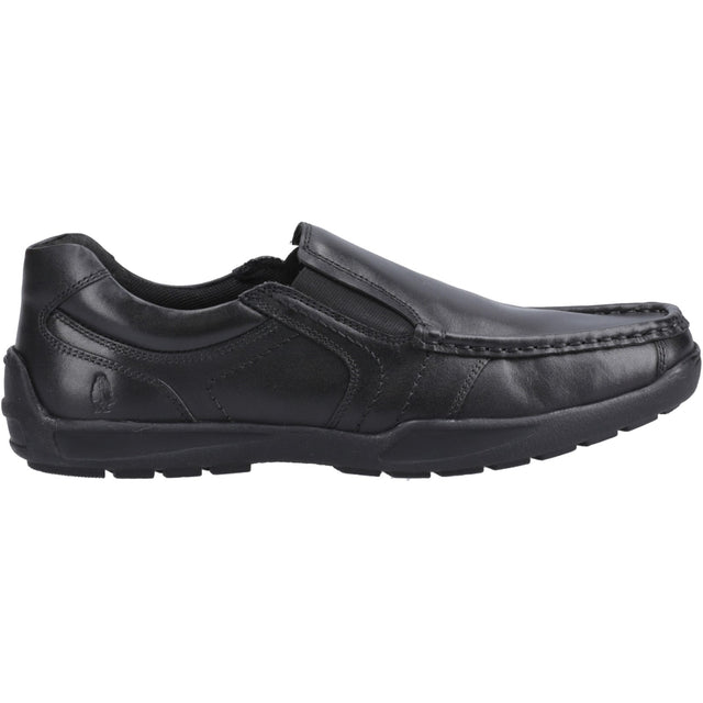 Hush Puppies Boys Morgan Slip On Snr Black