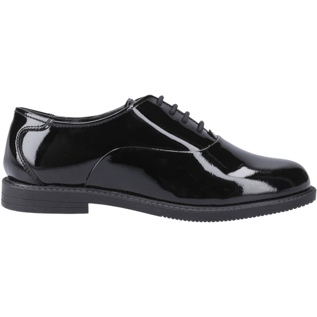 Hush Puppies Junior Girls Nellie Patent Shoe Black