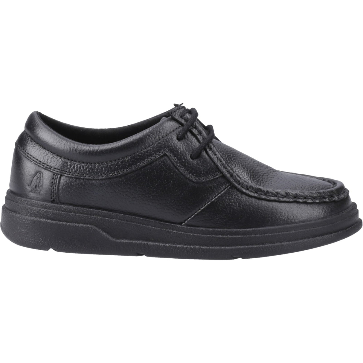 Hush Puppies Junior Boys Ronan Mocc Toe Jnr Black