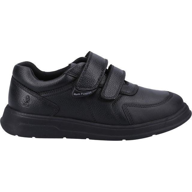 Hush Puppies Mens Ryan SNR Shoe Black