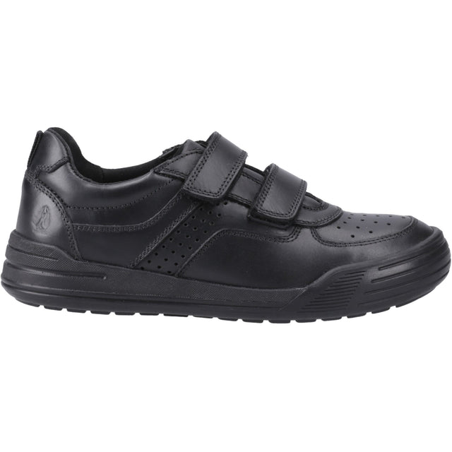 Hush Puppies Mens Sully Touch Fastening Snr Black