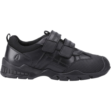 Hush Puppies Mens Tristen Touch Fastening Snr Black