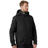 Helly Hansen Sport Mens Crew Hooded Midlayer Sailing Jacket 2.0 Black