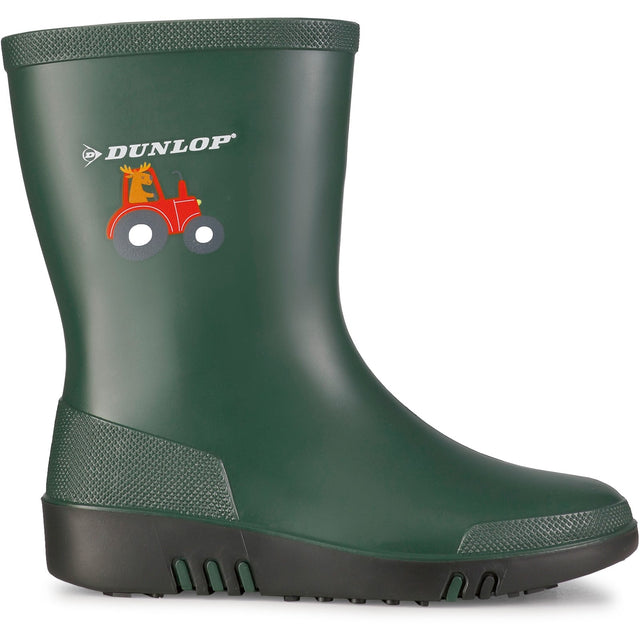 Dunlop Infant Kids Kids Mini Wellington Heritage Green/Black