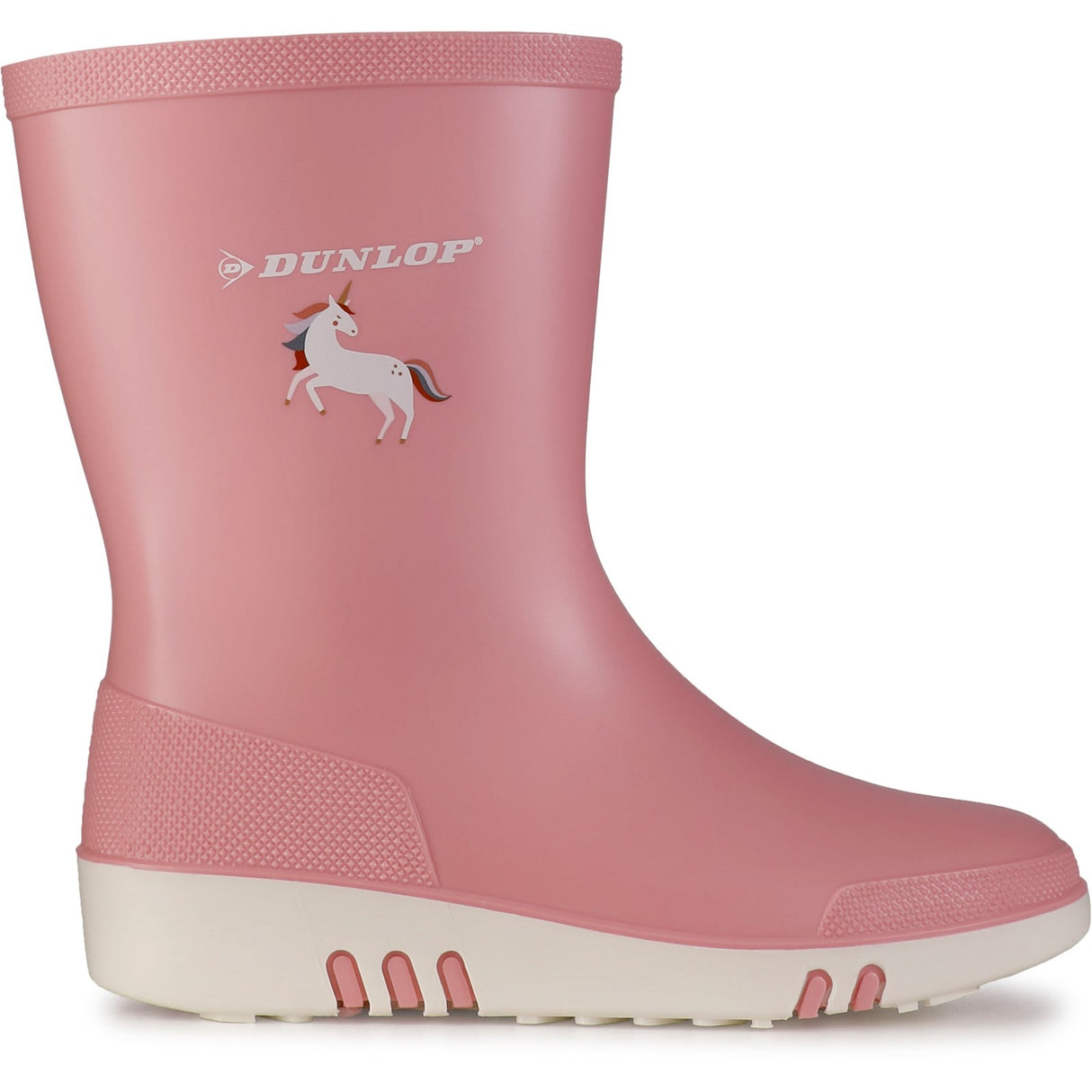 Dunlop Infant Kids Kids Mini Wellington Light Pink/White