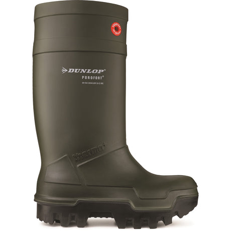 Dunlop Unisex Purofort Thermo+ Full Safety Wellington Green