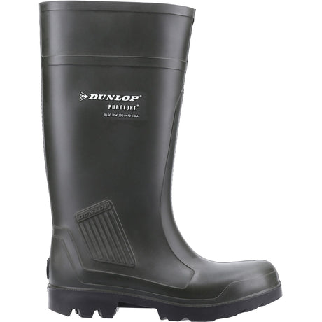 Dunlop Unisex Purofort Professional Full Safety Wellington Green