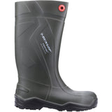 Dunlop Unisex Purofort+ Full Safety Wellington Green
