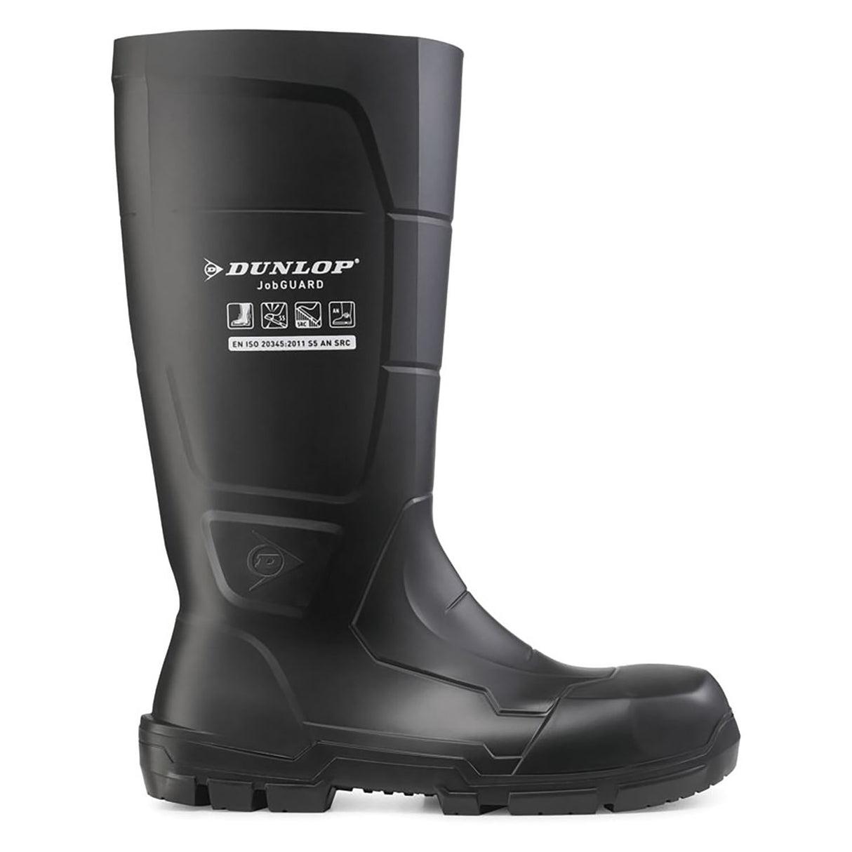 Dunlop Unisex JobGUARD Full Safety Wellington Black