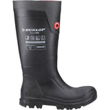 Dunlop Mens TerraPro Full Safety Wellington Black