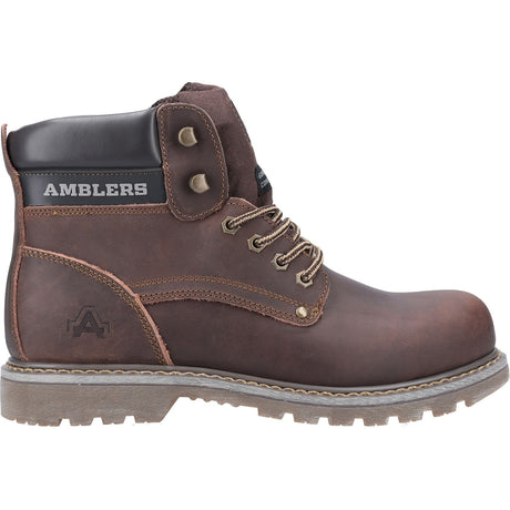 Amblers Mens Dorking Casual Boot Brown Crazy Horse
