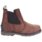 Amblers Safety Unisex AS148 Sperrin Lightweight Waterproof Pull On Dealer Safety Boot Brown