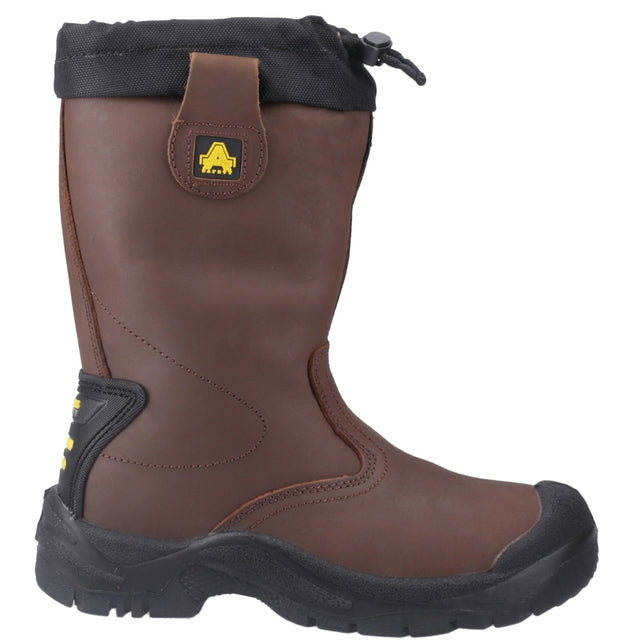 Amblers Safety Unisex FS245 Antistatic Pull On Safety Rigger Boot Brown