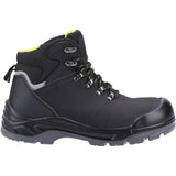 Amblers Safety Unisex AS252 Lightweight Water Resistant Leather Safety Boot Black