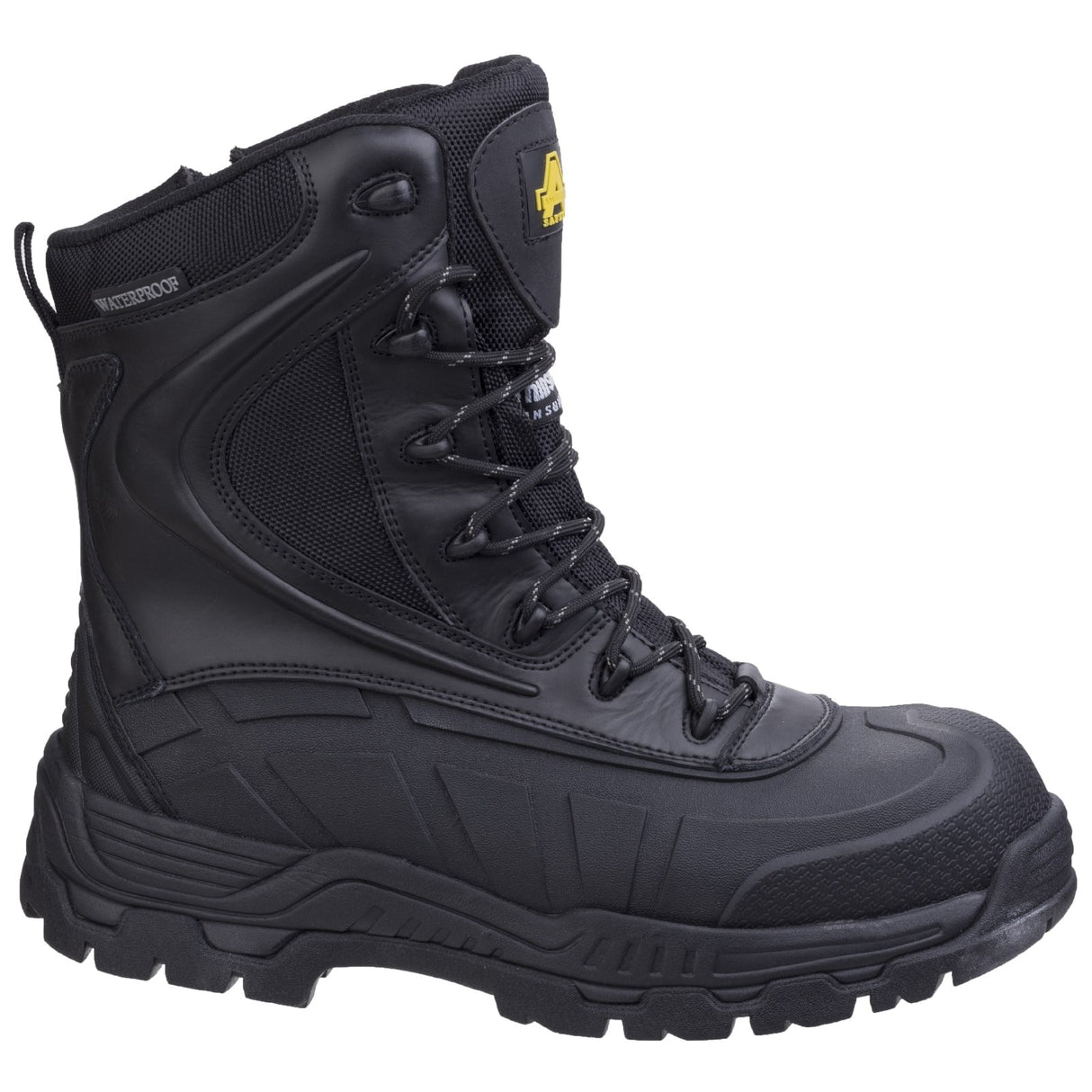 Amblers Safety Unisex AS440 Hybrid Metal Free Hi-leg Waterproof Safety Boot Black