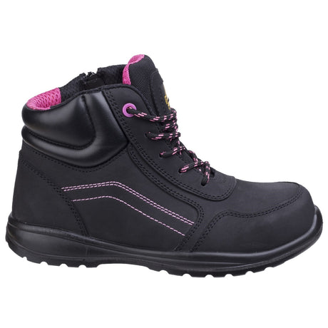 Amblers Safety Womens AS601 Lydia Composite Safety Boot With Side Zip Black