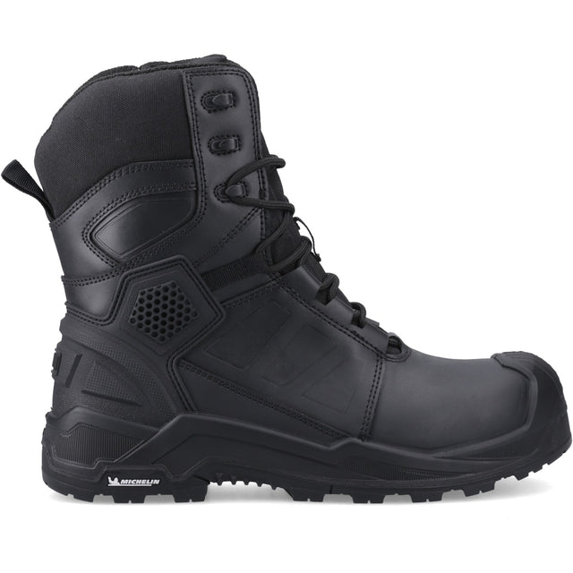 Magnum Mens Storm Force 8" Waterproof Safety Footwear Black