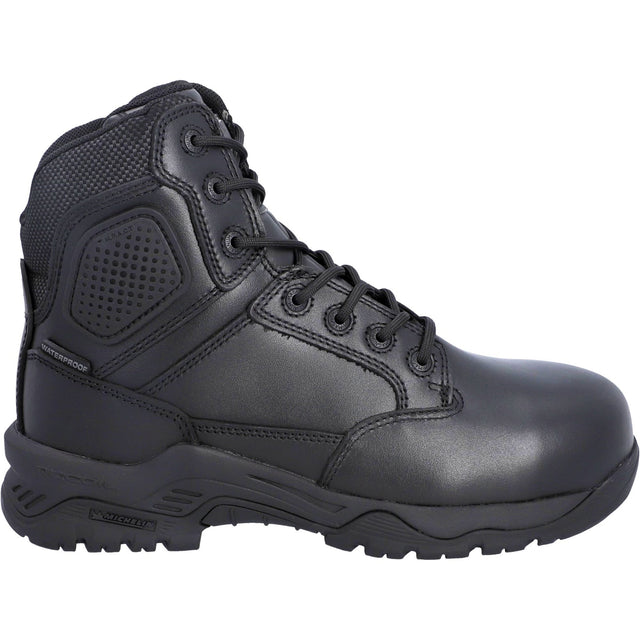 Magnum Unisex Strike Force 6.0 Side-Zip CT CP WP Uniform Safety Boot Black