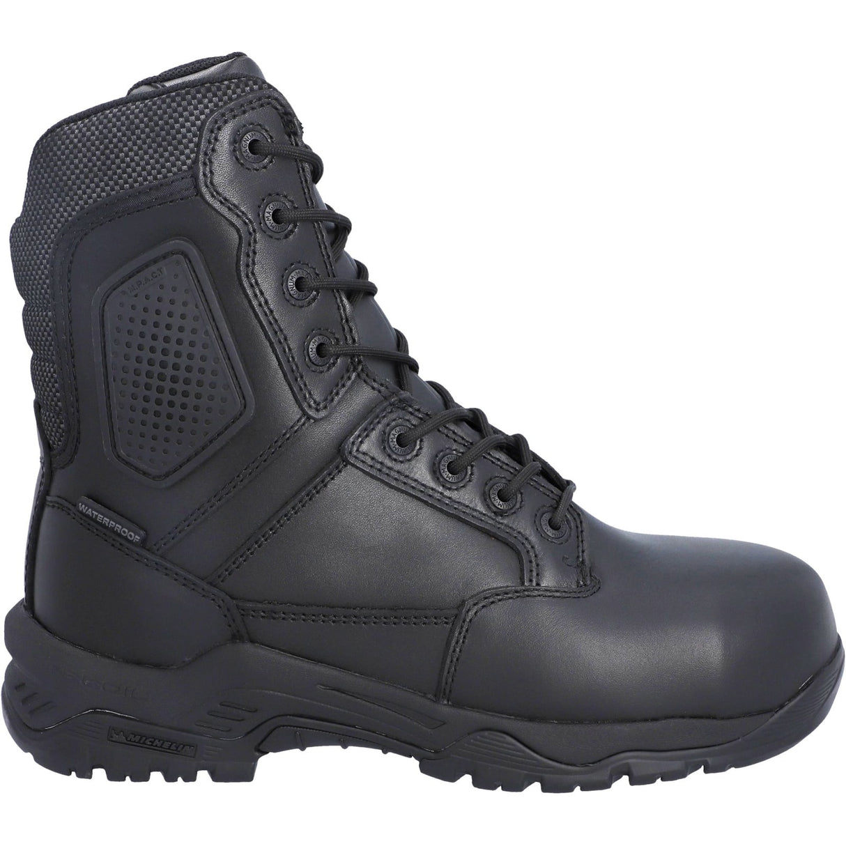 Magnum Unisex Strike Force 8.0 Side-Zip CT CP WP Uniform Safety Boot Black