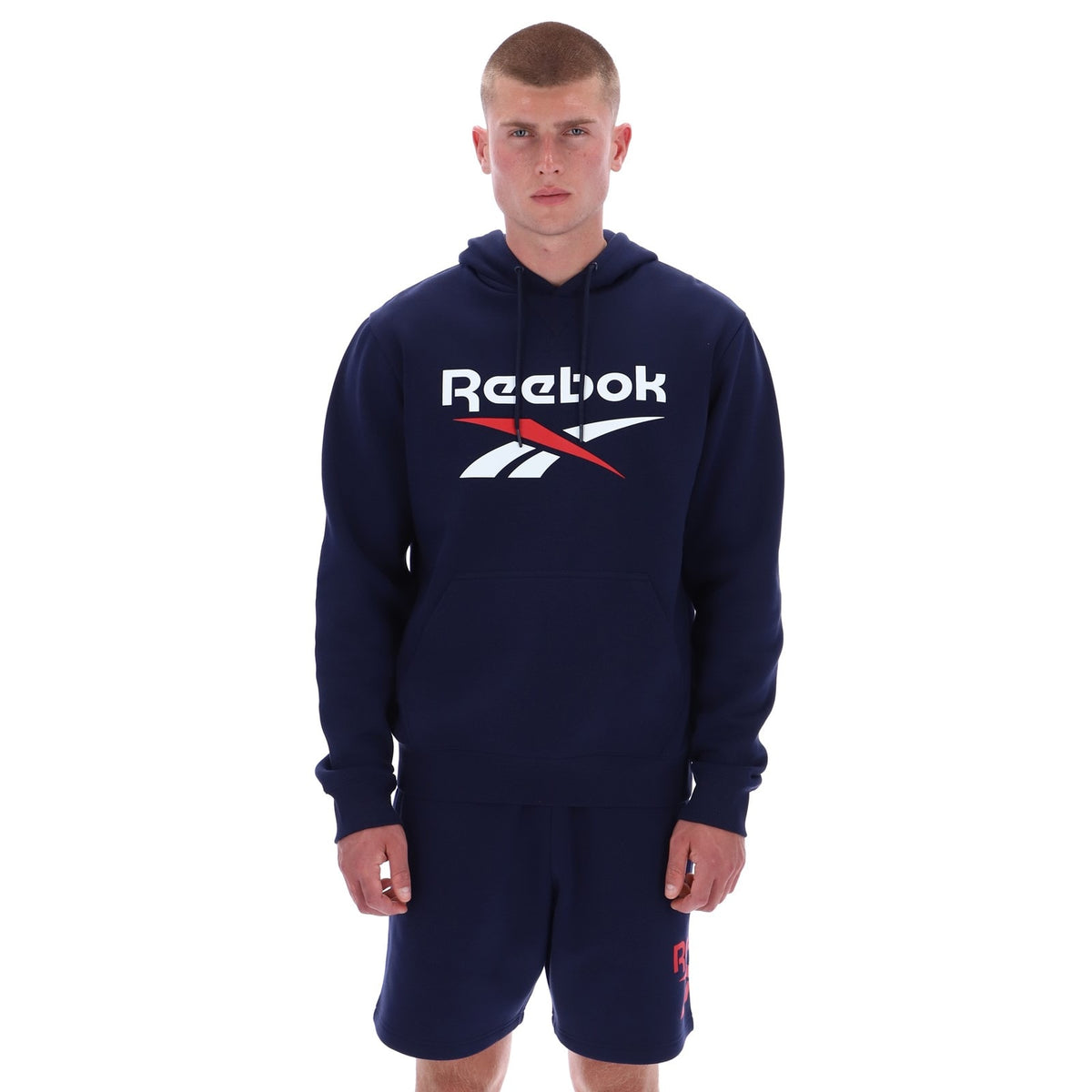 Reebok Mens TRENT 2 COL LOGO HOODY VECTOR NAVY