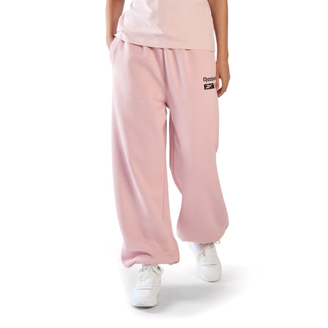 Reebok Womens BM RELAXED FLEECE JOGGER PANTS ELEMENTAL PINK