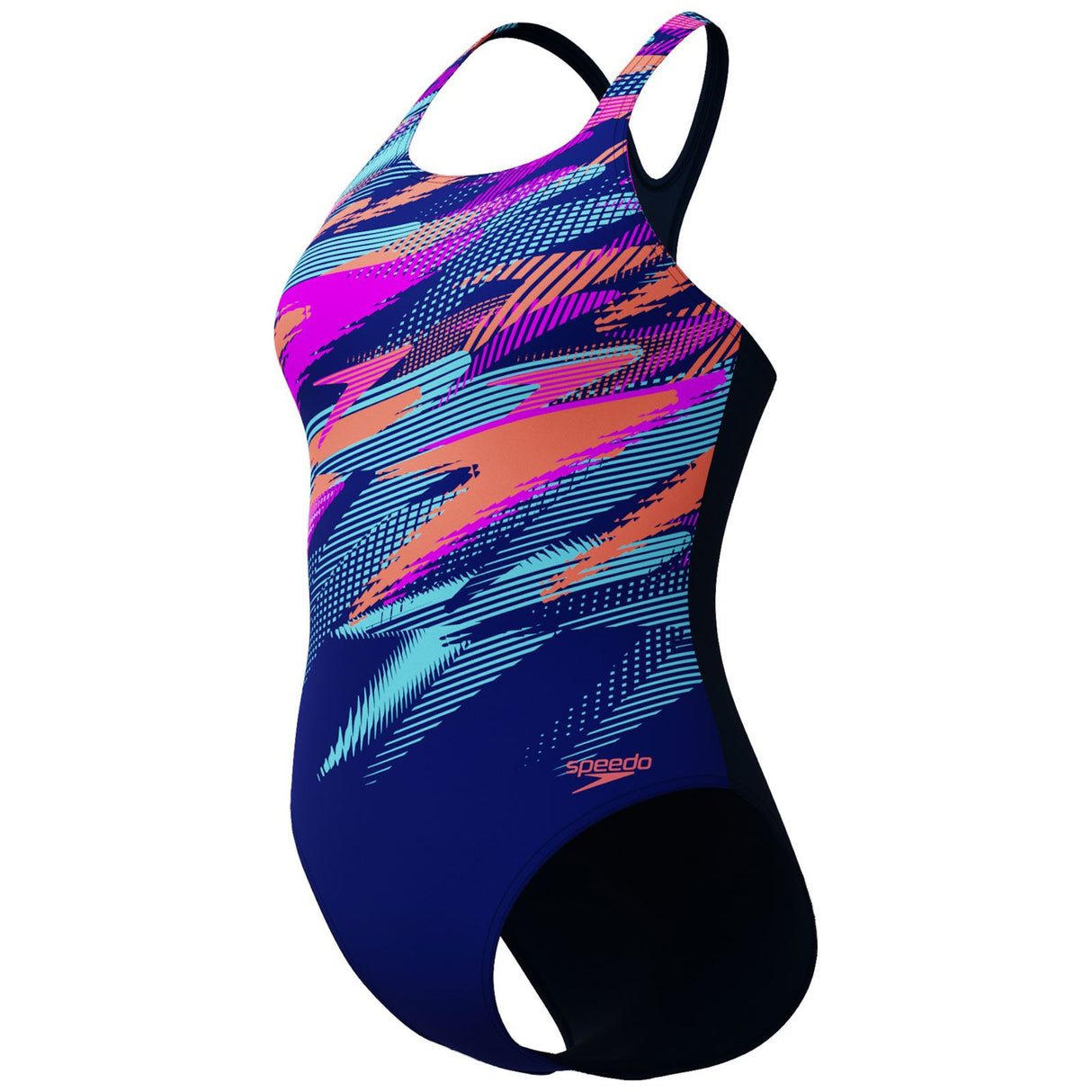 Speedo Digital Printed Medalist Womens Swimsuit
