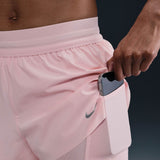 Nike Swift Womens Dri-Fit Mid-Rise 2-In-1 Running Shorts