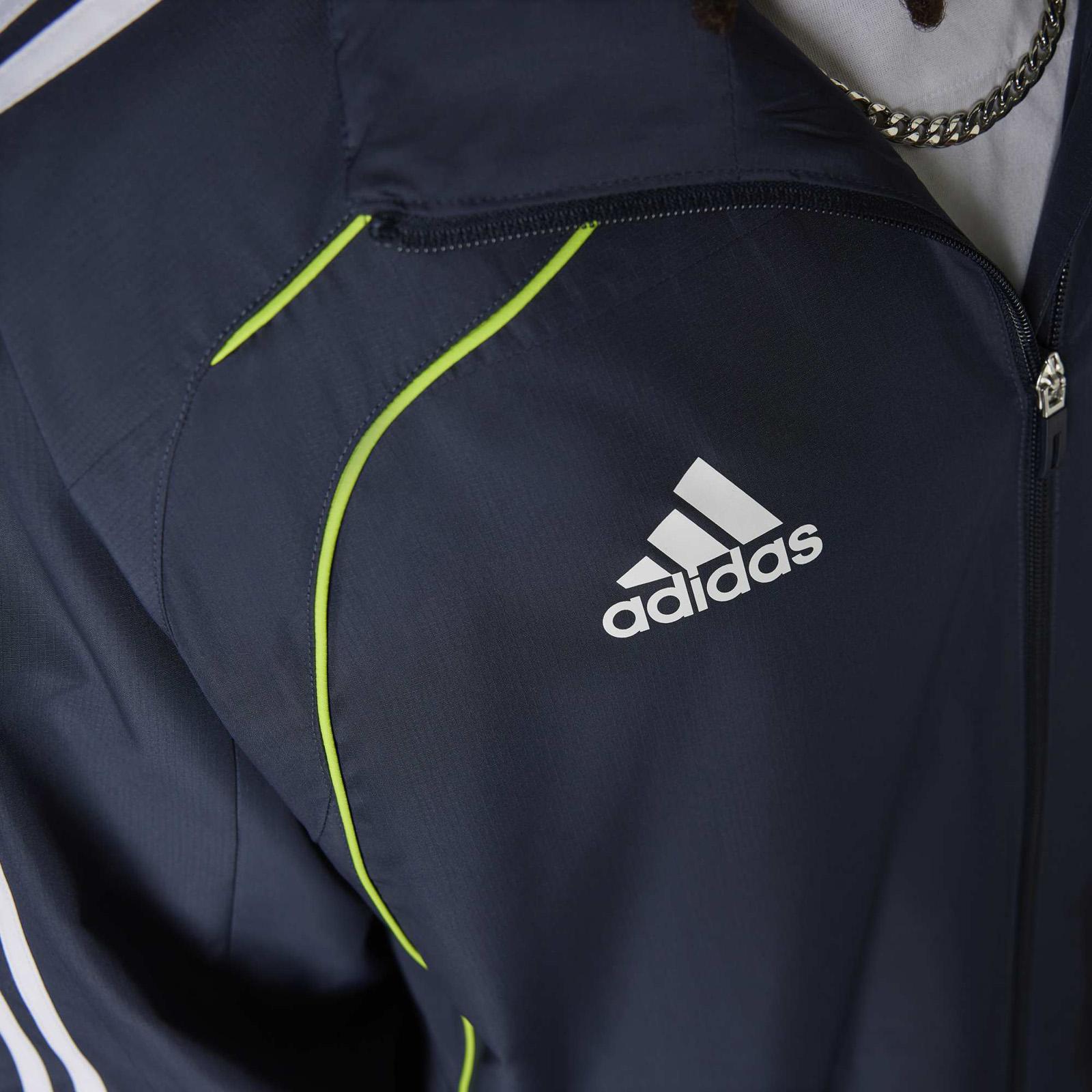 adidas Real Madrid Adults Full-Zip Windbreaker Jacket