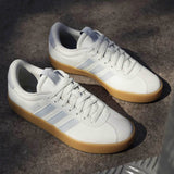 adidas VL Court 3.0 Womens Cushioned Regular-Fit Trainers Pair Top Full View Lifestyle Shot