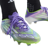 adidas F50 Elite Adults Lightweight Firm Ground Rugby Boots Model Front View 