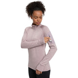 Energetics Wilona Womens Midlayer Half Zip Long Sleeve Fleece Top