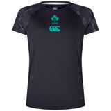 Canterbury IRFU Ireland Rugby 2025/26 Womens Superlight Training T-Shirt Front View