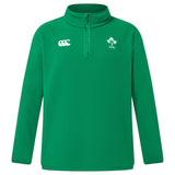 Canterbury IRFU Ireland Rugby Mens Half-Zip Retro Fleece Top