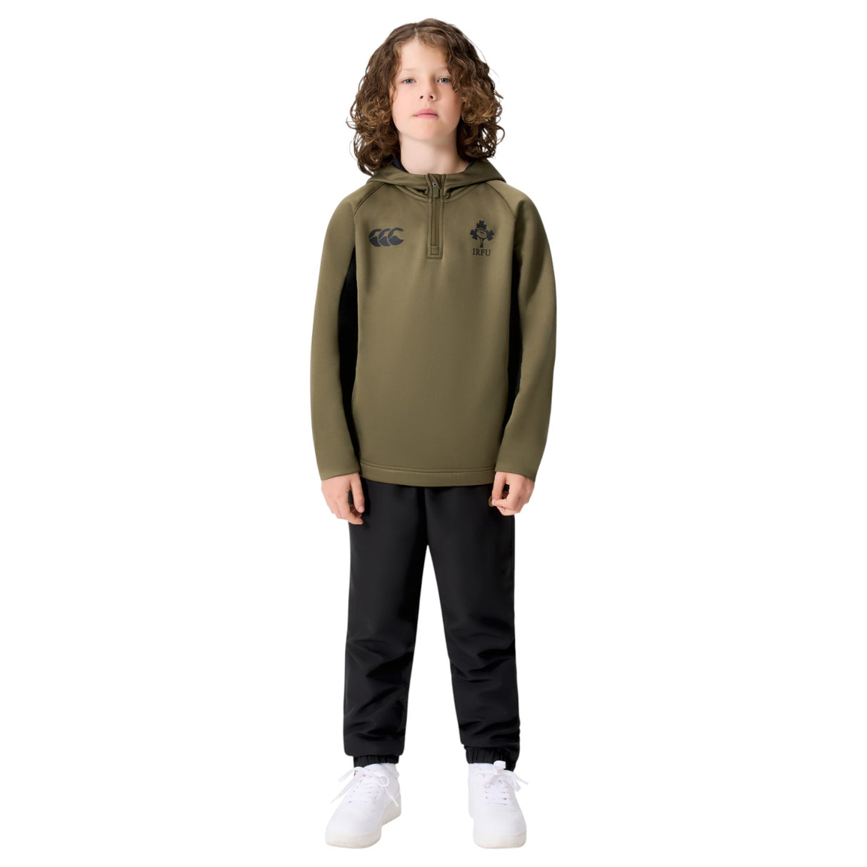 Canterbury IRE OH ZIP TRNG HOODY K Brown