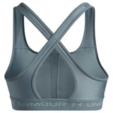 UA Wms Crossback Mid Bra Blue