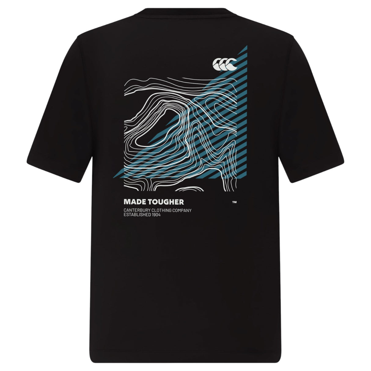 Canterbury Mens TEMPO GFX TRNG TEE Blk